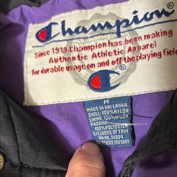 Vintage Champion Kansas State Wildcats Jacket Black Purple
Quilted - Picture 3 of 10